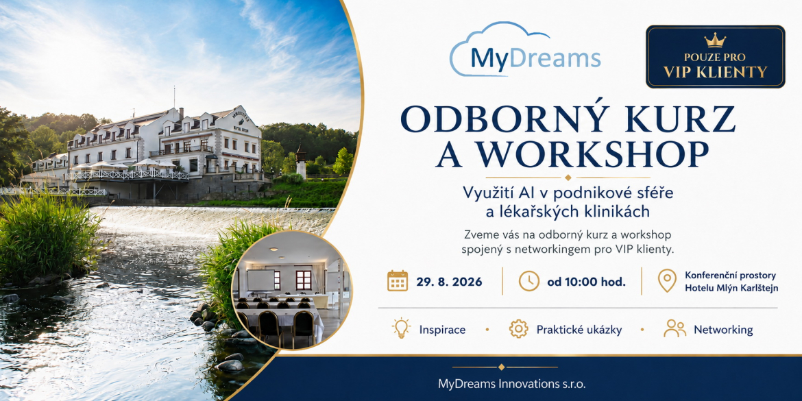 Uspořádali jsme odborné setkání VIP klientů zaměřené na využití AI