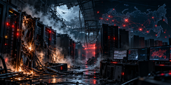 Ruská datacentra v plamenech: Útoky na Yandex způsobily digitální blackout